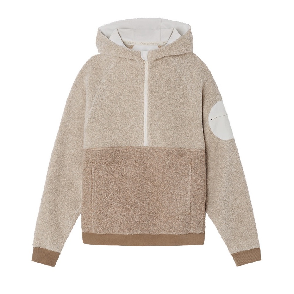 Outdoor Voices Mega Fleece Half-Zip Hoodie Small